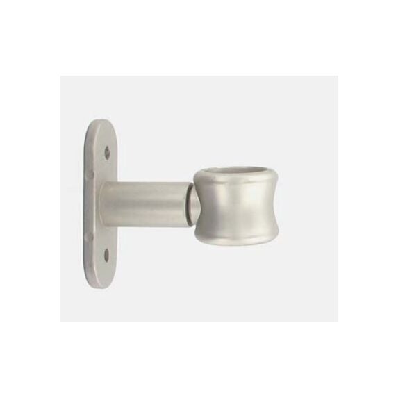 Lot de 2 supports simple ⌀ 20 50 mm - argent mat