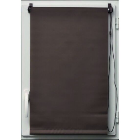 Store enrouleur tamisant 45 x 90 cm taupe - LUANCE 