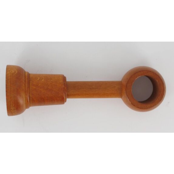 Support long reglable ⌀ 28 - couleur merisier
