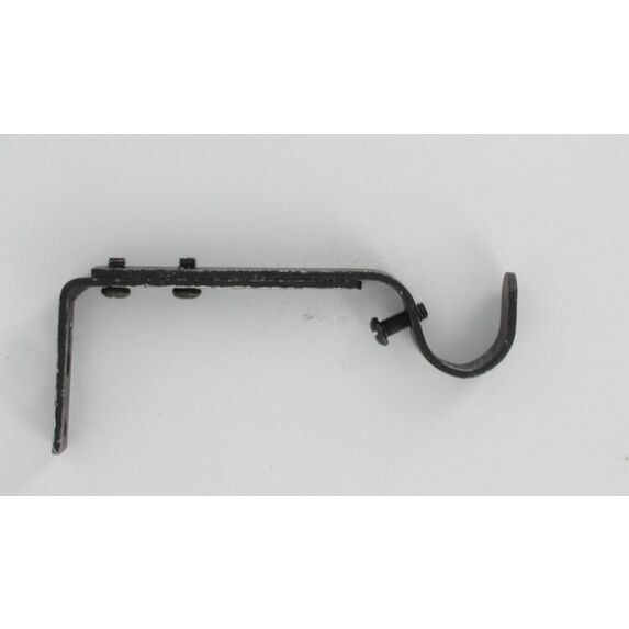 Lot de 2 supports gouttière extensible ⌀ 20 110-150 mm - noir/argent