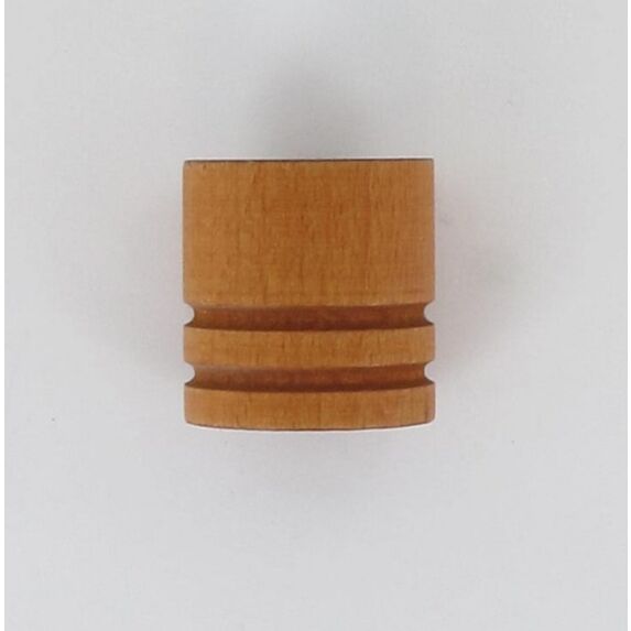 Lot de 2 embouts Bouchons ⌀ 28 - coloris merisier