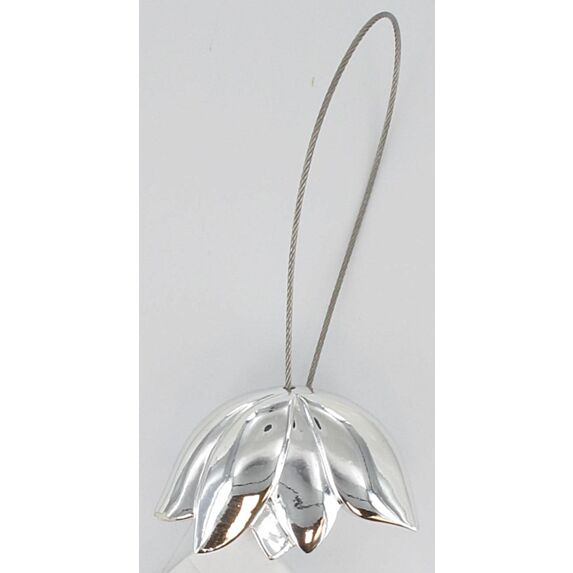 Embrasse résine aimantée Tulipe  - chrome