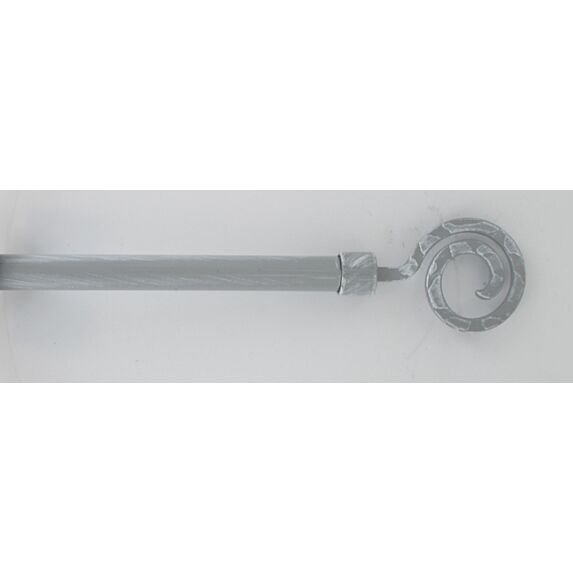 Kit extensible 210-380 cm ⌀ 19 embout Demeure - gris/blanc