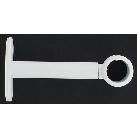 Lot de 2 supports simple ⌀ 20 90 mm - blanc mat