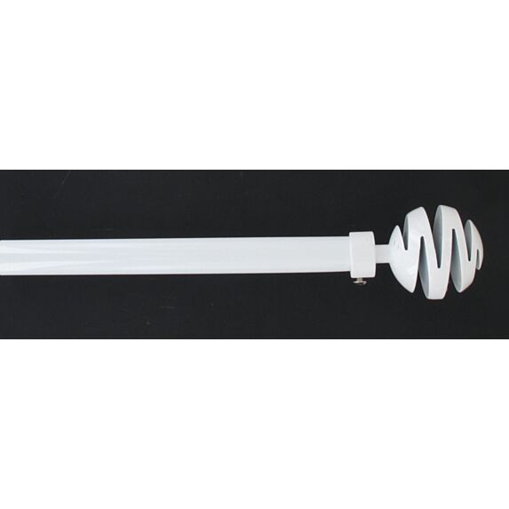 Kit extensible 120-210 cm ⌀ 19 embout Villalouise - blanc laque
