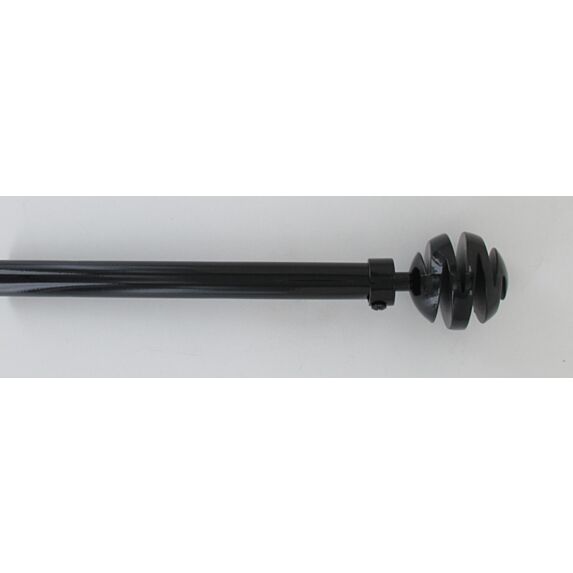 Kit extensible 120-210 cm ⌀ 19 embout Villalouise - noir laque