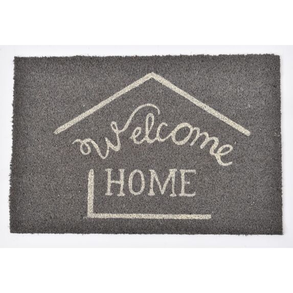 Tapis imprimé Welcome 40 x 60 cm cm coco - gris
