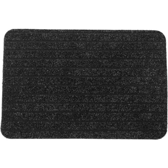 Tapis Chloé 40 x 60 cm cm polypro/latex - gris/noir