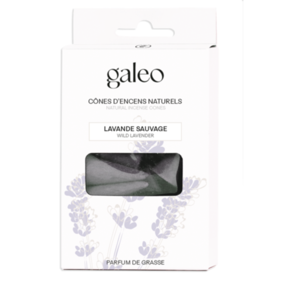 Set de 10 cônes encens naturels Lavande - GALEO