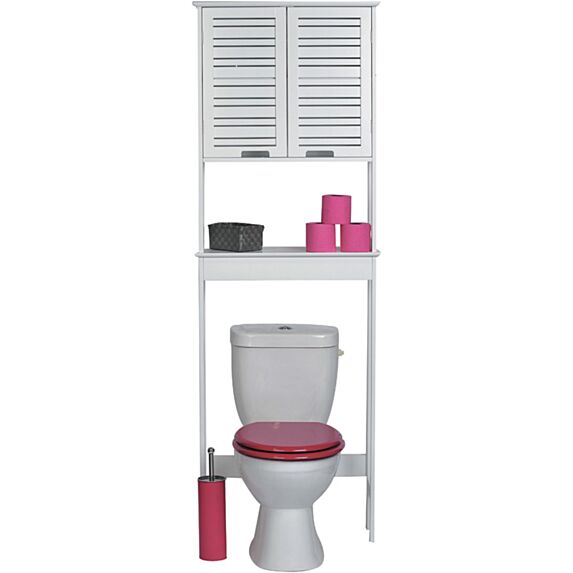 Meuble dessus de WC MDF blanc Miami - TENDANCE