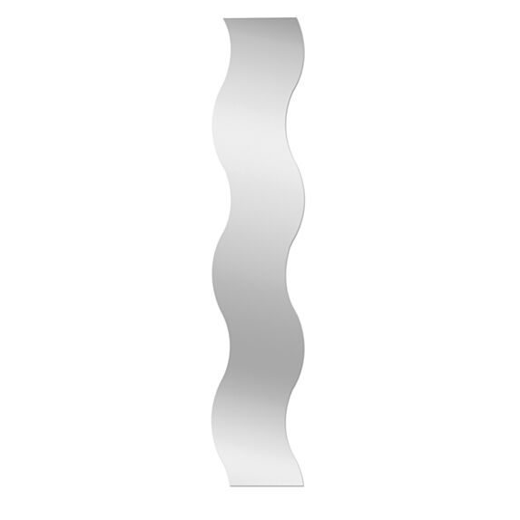 Miroir bord polis swing 130x20cm