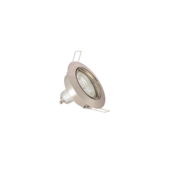 Lot de 5 spots encastrables led acier brossé GU10 345Lm 4000K - XANLITE