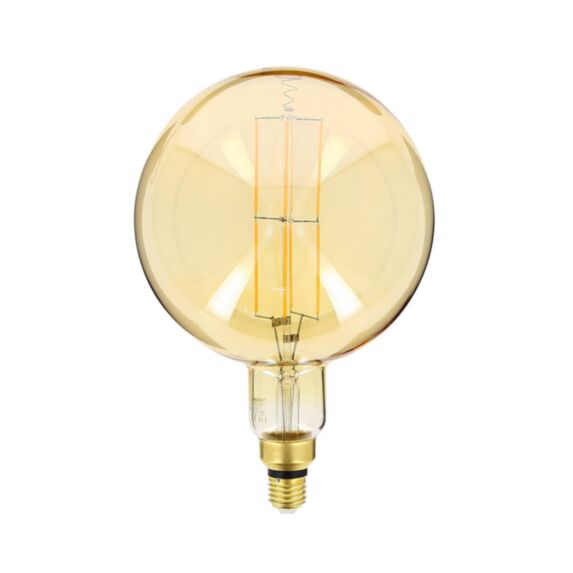 Ampoule LED Filament G200 E27 20x20cm transparent blanc chaud - XANLITE
