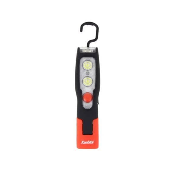 Baladeuse LED rechargeable USB 2 modes d'éclairage 200 Lumens autonomie 8h IP44 Blanc froid - XANLITE