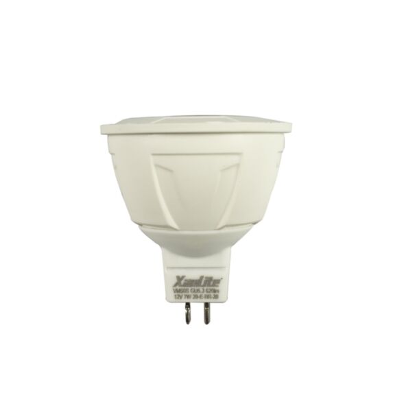 Ampoule led SMD transparent GU5.3 620lm 90° 7W blanc chaud - XANLITE
