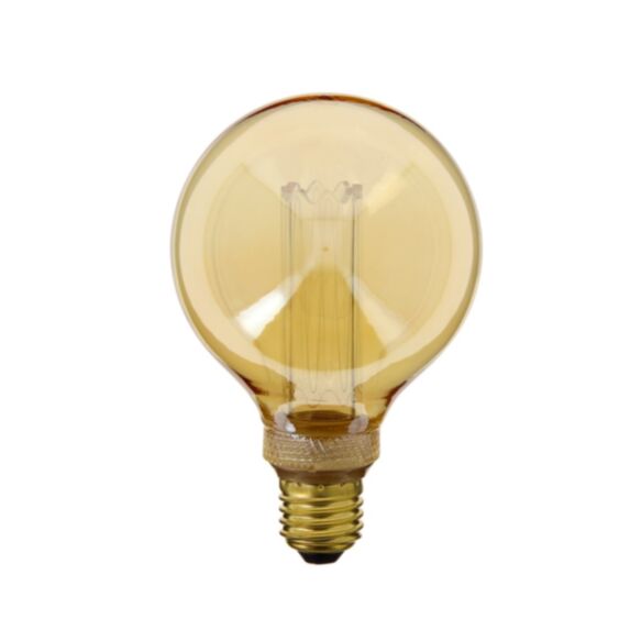 Ampoule LED G95 E27 14,3x9,5x9,5cm transparent blanc chaud - XANLITE
