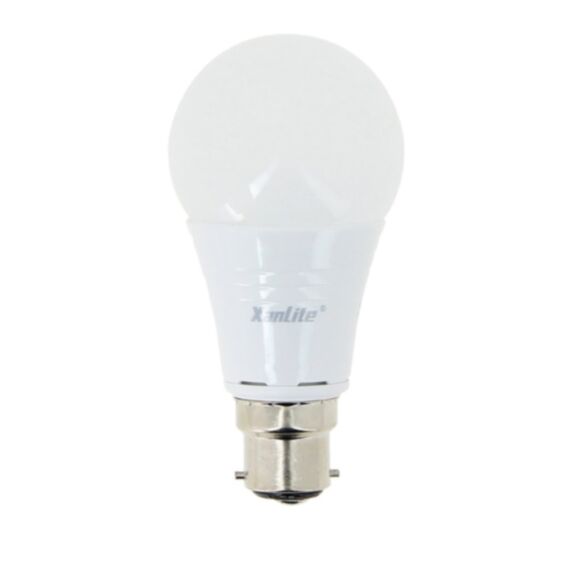 5 ampoules LED SMD A60 opaques B22 806lm 9W Ton neutre - XANLITE