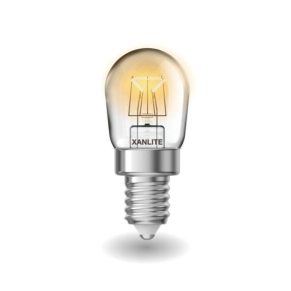 Lot de 2 ampoules Halogène 2,2x4,8cm blanc chaud dimmables culot E14 - XANLITE