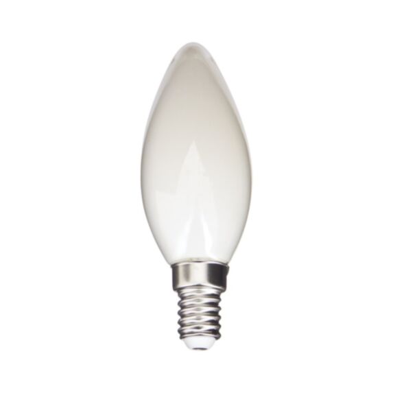 Ampoule E14 flamme opaque 470lm 4000K 4W dimmable - XANLITE