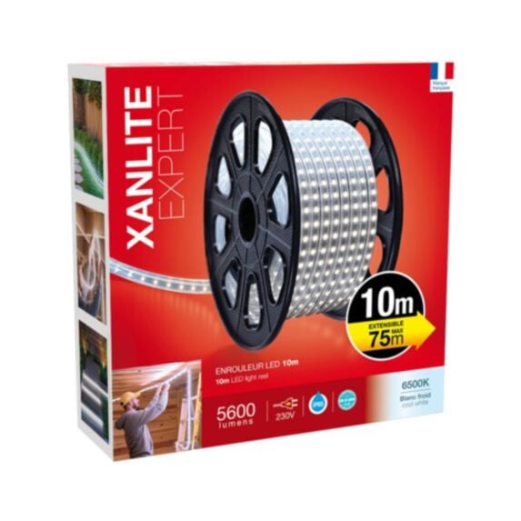 Enrouleur LED de chantier 10m - XANLITE