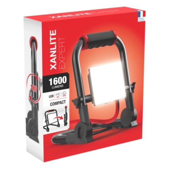 Projecteur LED filaire 1600lm 20W IP44 blanc froid - XANLITE