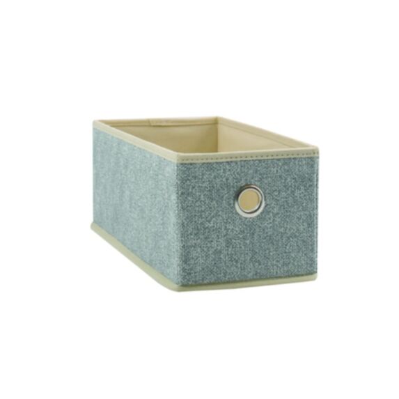 Cube de rangement pliable microaérée 14 x 28 x 13 cm gris - MSV