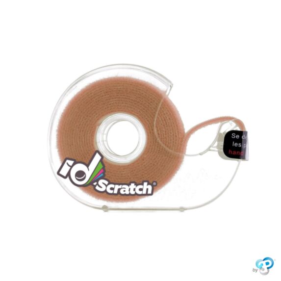 Dévidoir bande auto-grippante 2 m x 2 cm marron - ID-SCRATCH