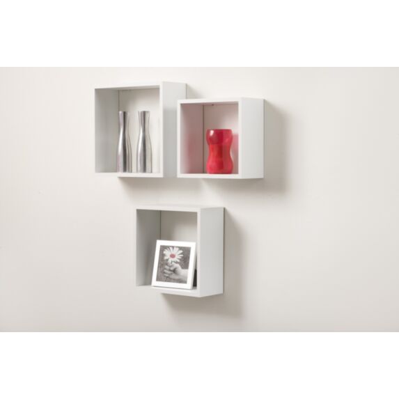 Tablette Cube 12mm 30x30cm blanc - DECO SYSTEM