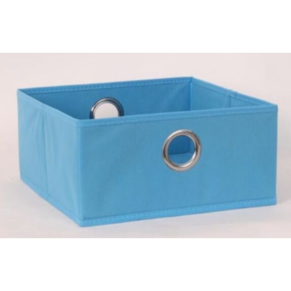 Bac de rangement en tissu bleu  30 x 30 x 15 cm