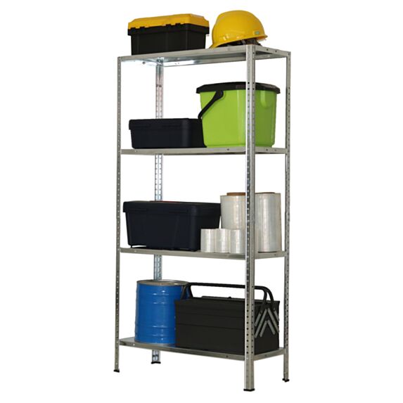 Etagère 4 tablettes métal 140 x 70 x 30 cm charge lourde - DECO SYSTEM