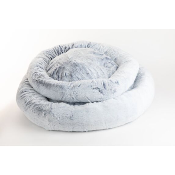 Panier rond polaire antidérapant 55 x 15 cm gris - ZAMIBO