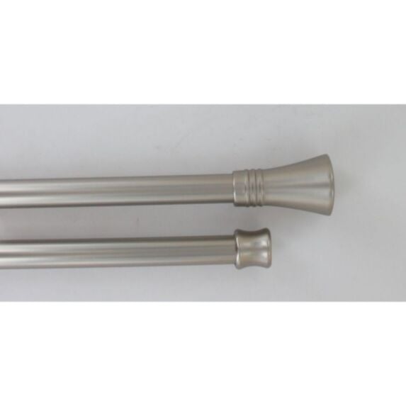 Kit extensible double 120-210 cm D19 Lotus argent