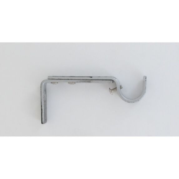 Lot de 2 supports gouttières ext D20 argent/noir - LUANCE