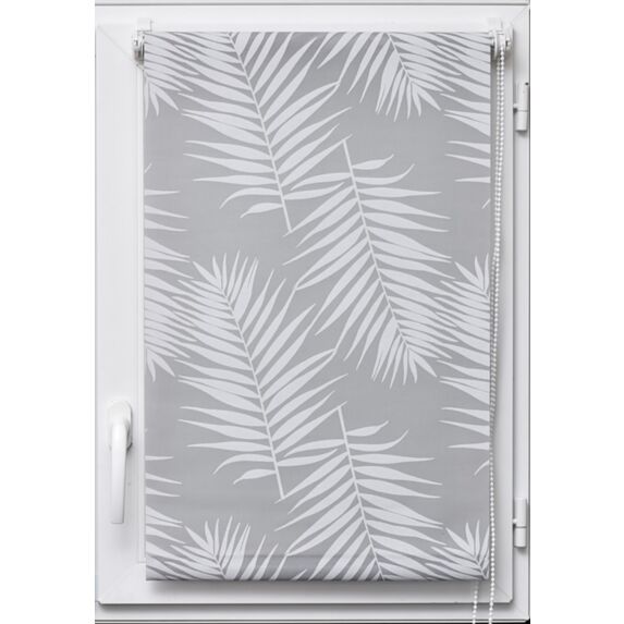 Store enrouleur tamisant Palmier 60x180cm blanc - LUANCE