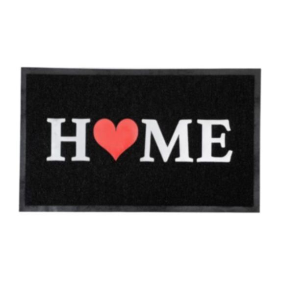 Tapis PVC Home 45 x 75 cm Home noir