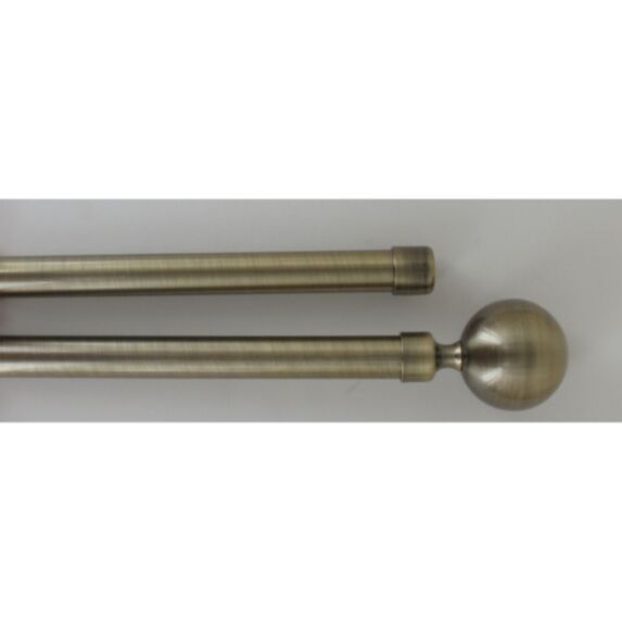 Kit extensible double 120-210 cm D19 Paloma bronze
