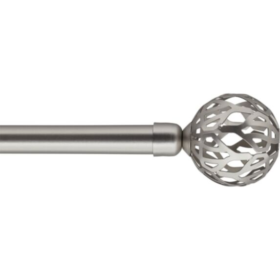 Kit extensible 120-210 cm D19 embout Retro argent - LUANCE