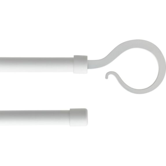 Kit extensible double 210-380 cm Ø19 Atelier blanc mat - LUANCE