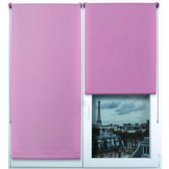 Store enrouleur tamisant 45 x 180 cm mauve - LUANCE 