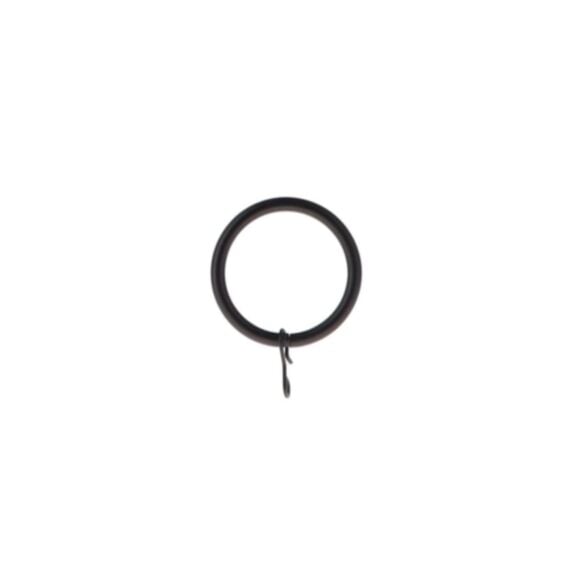 Lot de 8 anneaux D28 noir mat