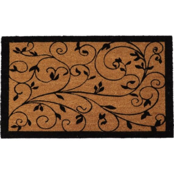Paillasson Chambord coco 45x75cm marron - LUANCE