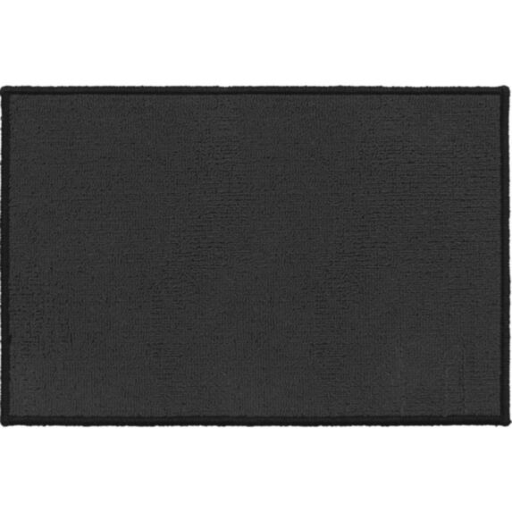 Tapis Anna 40 x 60 cm polypropylène gris anthracite - LUANCE