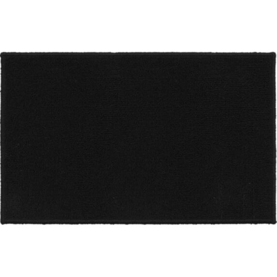 Tapis Anna 50 x 80 cm polypropylène noir - LUANCE