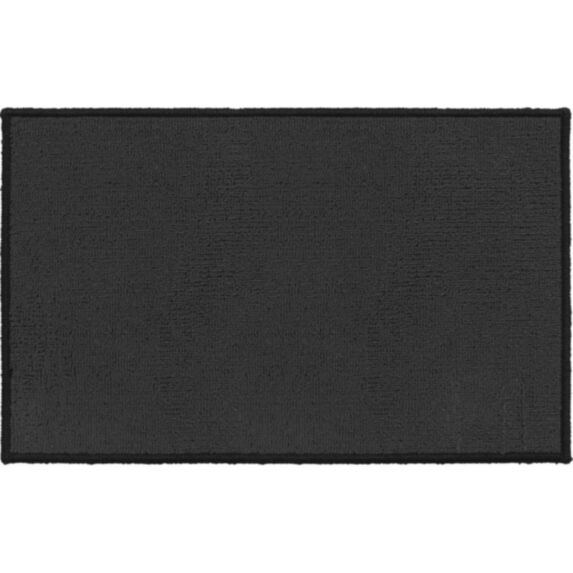 Tapis Anna 50 x 80 cm polypropylène gris anthracite - LUANCE