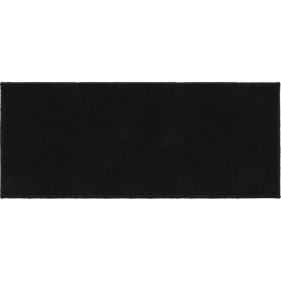Tapis Anna 50 x 120 cm polypropylène noir - LUANCE
