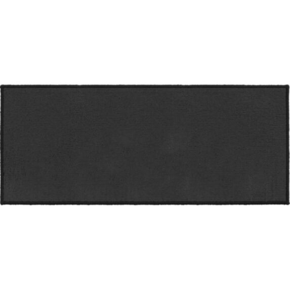 Tapis Anna 50 x 120 cm polypropylène gris anthracite - LUANCE