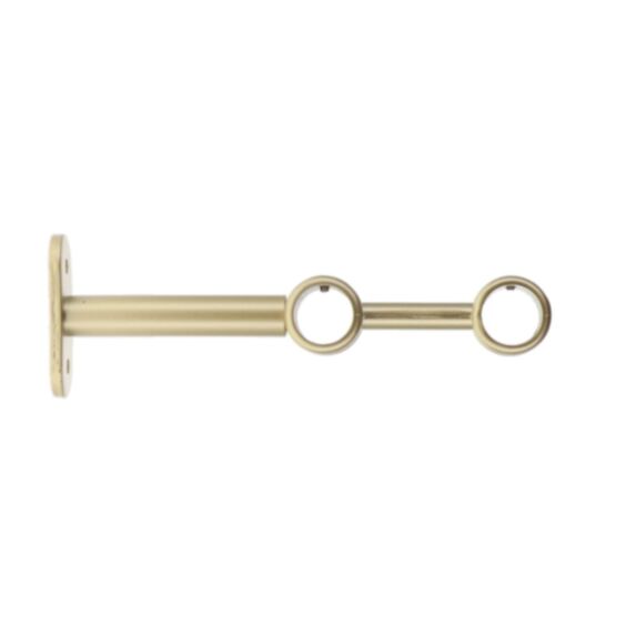 Lot de 2 supports double D20 150 mm doré - LUANCE