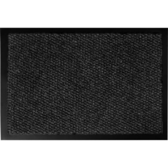 Tapis Will 40 x 60 cm polyester/vinyle noir - LUANCE