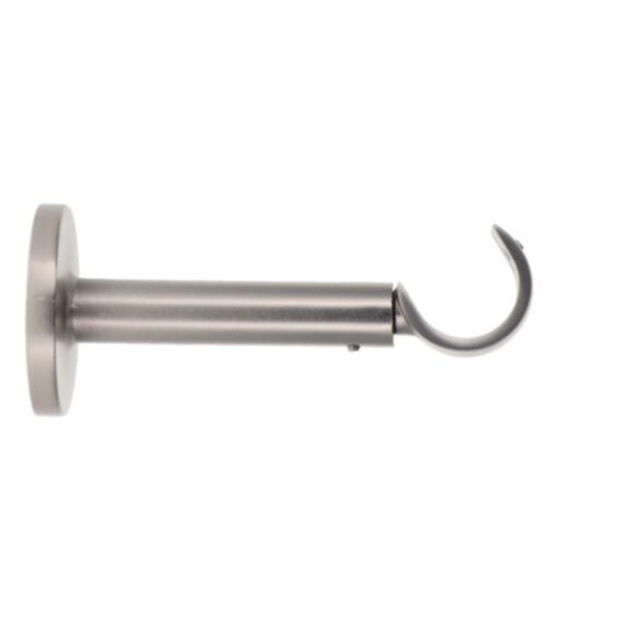 Support simple ouvert extensible Ø28 mm x 115 mm argent mat - LUANCE