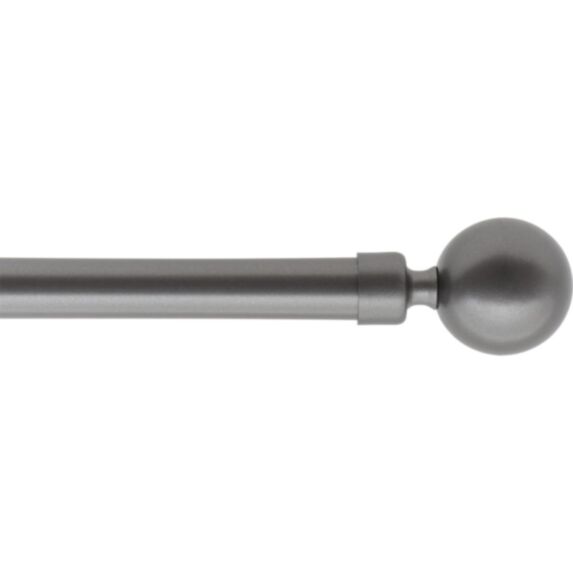 Kit extensible 120-210 cm Ø19 embout Stael gris béton - LUANCE